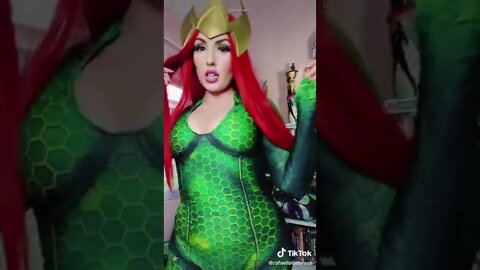 Rate the Girls: Best "Mermaid" Mera TikTok Cosplay Contest #1 (Aquaman DC) 🌊👩👑 #shorts