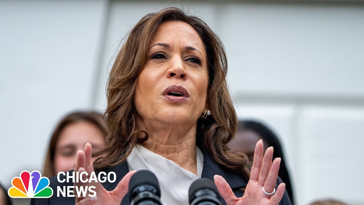 Kamala Harris speaks for FIRST TIME since Biden dropped out