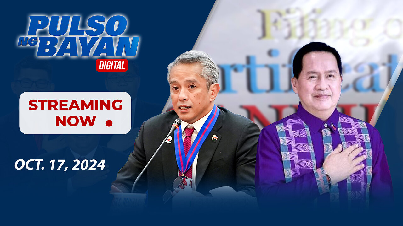 LIVE | Pulso ng Bayan with Admar Vilando at Jade Calabroso | Oct. 17, 2024