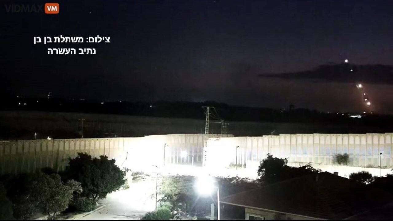 Another Video Shows Hamas Launching A Barrage Of Rockets Before One Hit A Hospital In Gaza