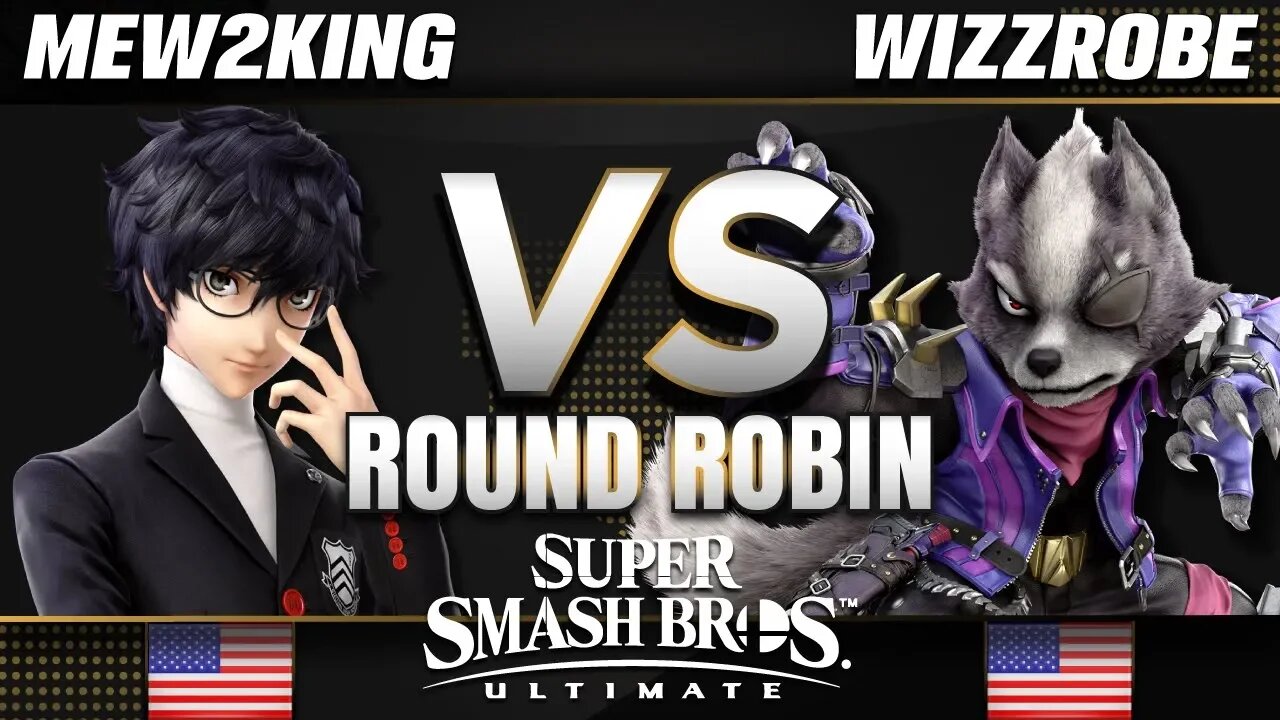 FOX | Mew2King (Joker) vs. Wizzrobe (Wolf) - Smash Ultimate MVG Round-Robin