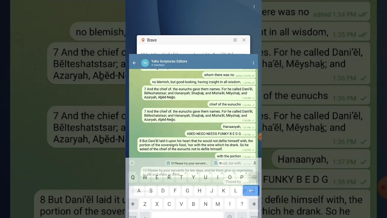 Proof Reading - DANI’ĔL 1,2 - The Open Source Bible Project - Join the Project and Read With Us!