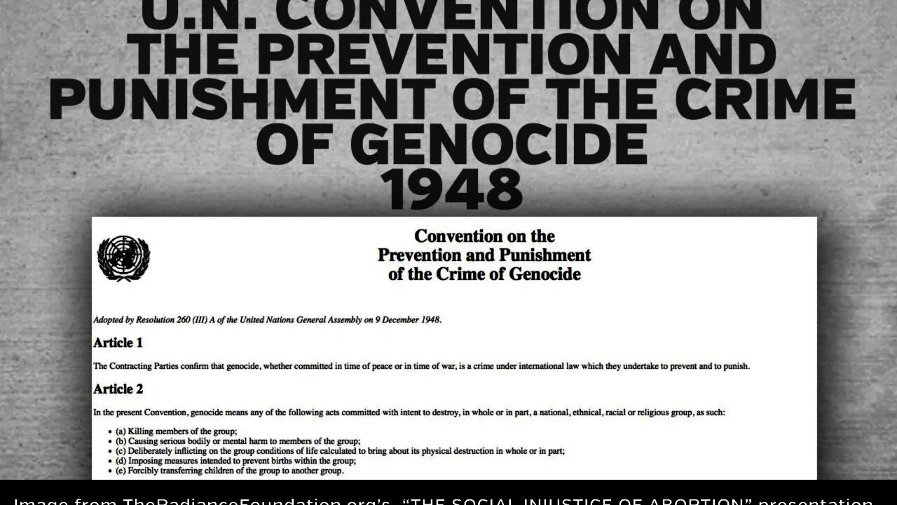 Nicola Sturgeon Refuses To Bring Into Scots Law The UN Convention On Prevention Of Genocide