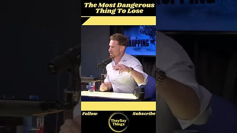 J Waller , The Most Dangerous Thing To Lose #shorts #youtubeshorts #life #podcast #viral #advice