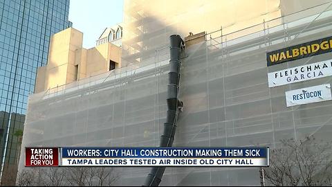 City hall construction making Tampa workers sick