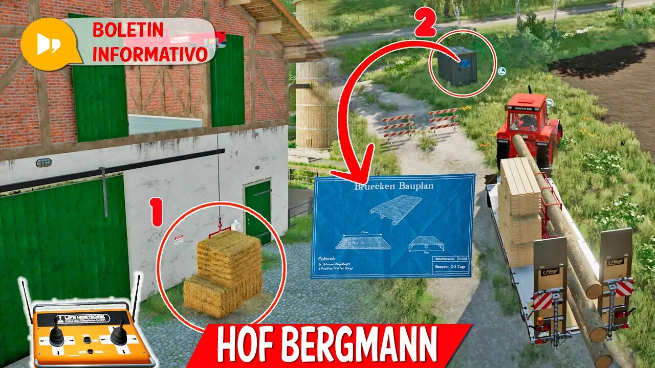 FS22 | 🏗️ PUENTES Y GRÚA, SE VIENEN GRANDES NOVEDADES | HOF BERGMANN BETA 1.2.0.0 | Fecha salida PC