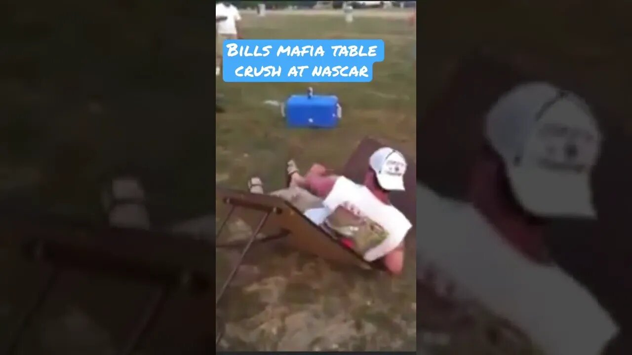 Bills Mafia Table Crush at NASCAR