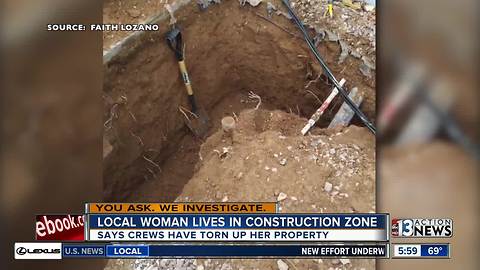 Las Vegas woman endures 'construction insanity'