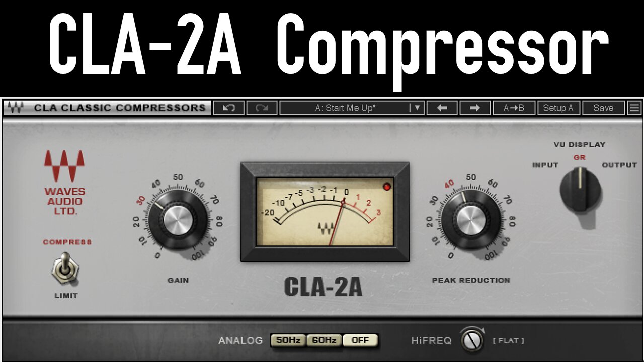 CLA-2A Compressor/Limiter Plugin (Waves) for Podcast Production