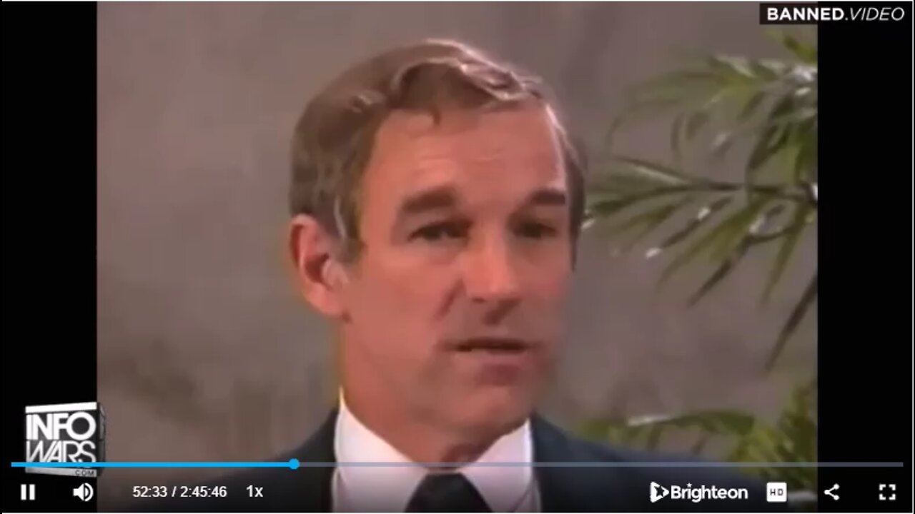 Ron Paul warning about FBI spying and CIA corruption over 30 years ago.