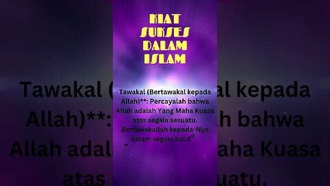 QUOTES ISLAMI:TAHUKAH KAMU KIAT SUKSES DALAM ISLAM??#shorts #shortsfeed #shortsquotes