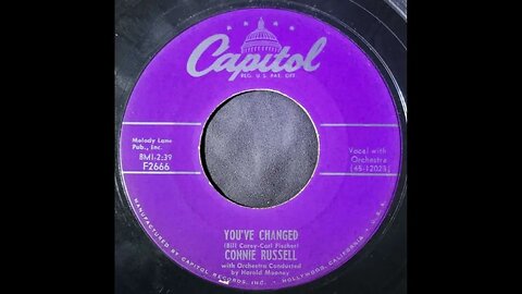 Connie Russell, Harold Mooney – You've Changed