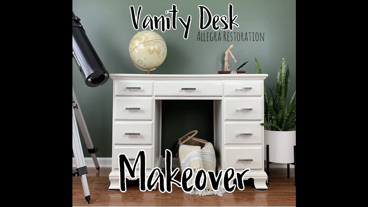 VINITY DESK MAKEOVER| DESK REMODEL| MAKEUP STATION