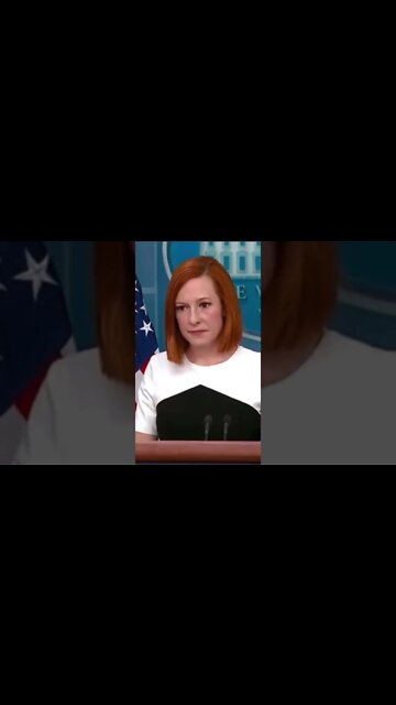 Jen Psaki Doesn’t Answer Question Then Leaves #shorts