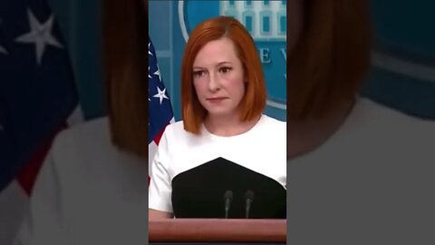 Jen Psaki Doesn’t Answer Question Then Leaves #shorts