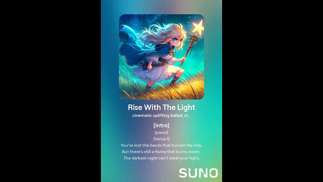 Rise with the light