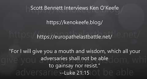 2023-09-18 Global Great Awakenings. Scott Bennett interviews Ken O'Keefe.