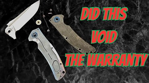 KNIFE WARRANTY LIMITS