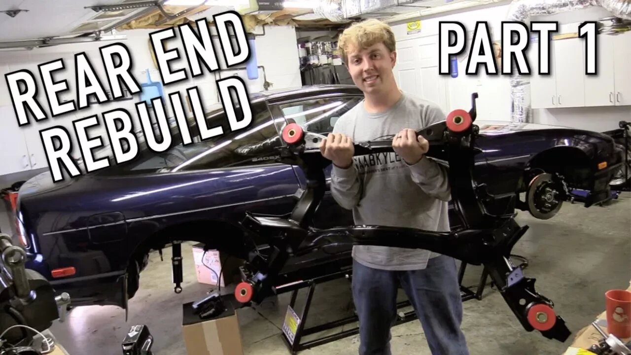 240SX Rear End Rebuild Part 1: Disassembly and Subframe Overhaul!