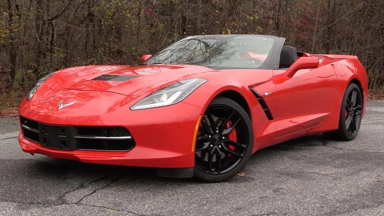 2016 Chevrolet Corvette Stingray Z51 Convertible Start Up, Road Test, and In Depth Review