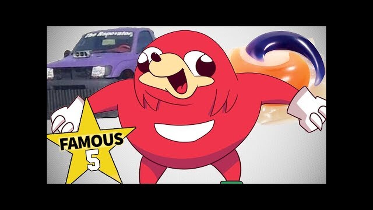 Top 5 MEME's of 2018 ( Uganda Knuckles, Tide Pods, Thanos Car )