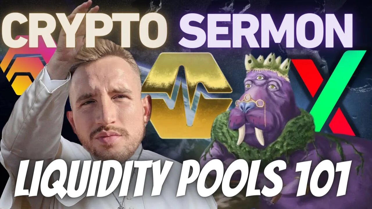 CRYPTO SERMON LIVE - LIQUIDITY POOLS - HEXW ETHW - With Walrus