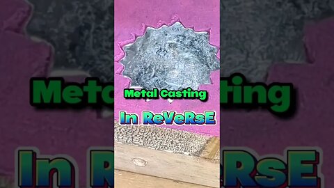 Crafting Metal in Reverse #reverse #shortsfeed #shorts