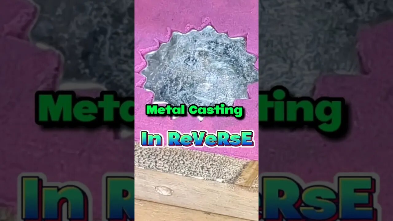 Crafting Metal in Reverse #reverse #shortsfeed #shorts