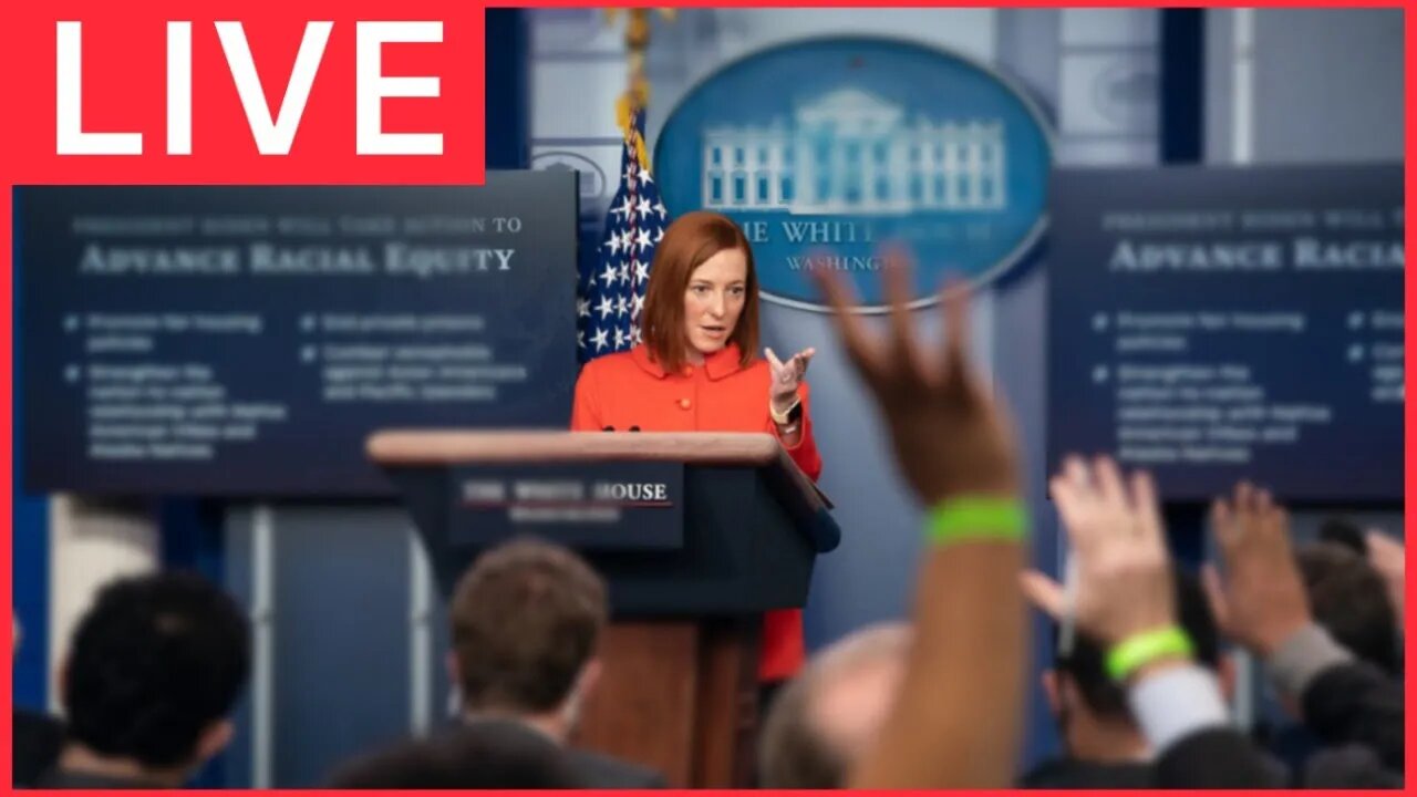 Jen Psaki's URGENT White House Press Briefing on Russian, Ukraine Invasion by Putin.