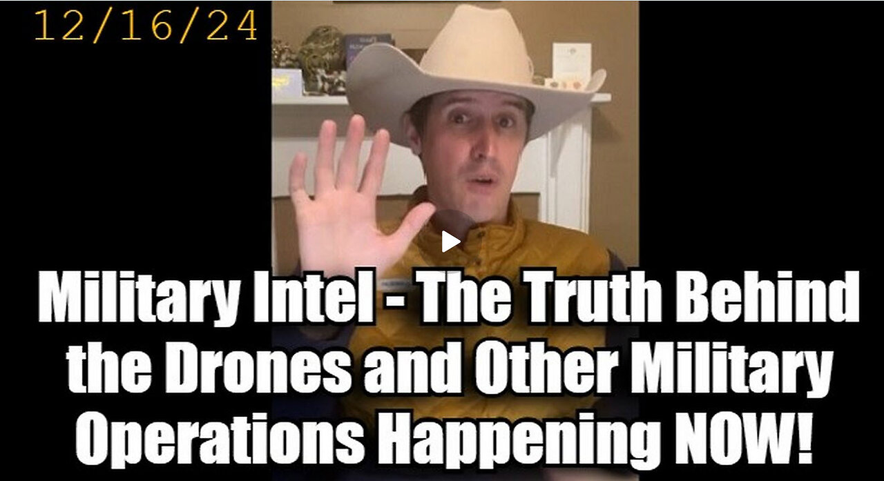 Derek Johnson: Military Intel - The Truth Behind the Drones and Other Military Ops Happening NOW!