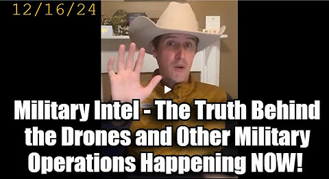 Derek Johnson: Military Intel - The Truth Behind the Drones and Other Military Ops Happening NOW!