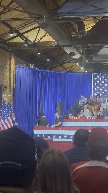 JD Vance taking the stage 10/26/24 in Atlanta, Georgia