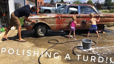 1962 Ford Falcon Clean-up! WHAT A MESS! Future Frame Swap!