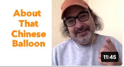 About That Chinese Balloon