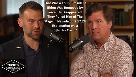 That Was a Coup. President Biden Was Removed by Force. He Disappeared. They Pulled Him of The Stage in Nevada 7.17.24. Explanation was: “He Has Covid”
