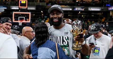 Slideshow tribute to Jaylen Brown. The NBA finals edition. 2024.