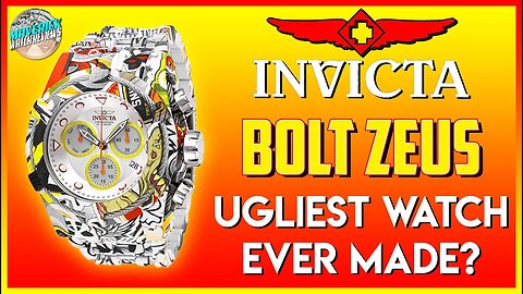 Yuck! Ugliest Watch Ever Made! | Invicta Bolt Zeus 200m Quartz Chrono 27095 Unbox & Review