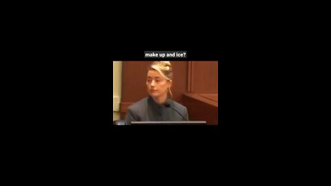 Amber's hidden superpower heals broken nose only with ice 🧊😂 #amberheard #johnnydepp #trial