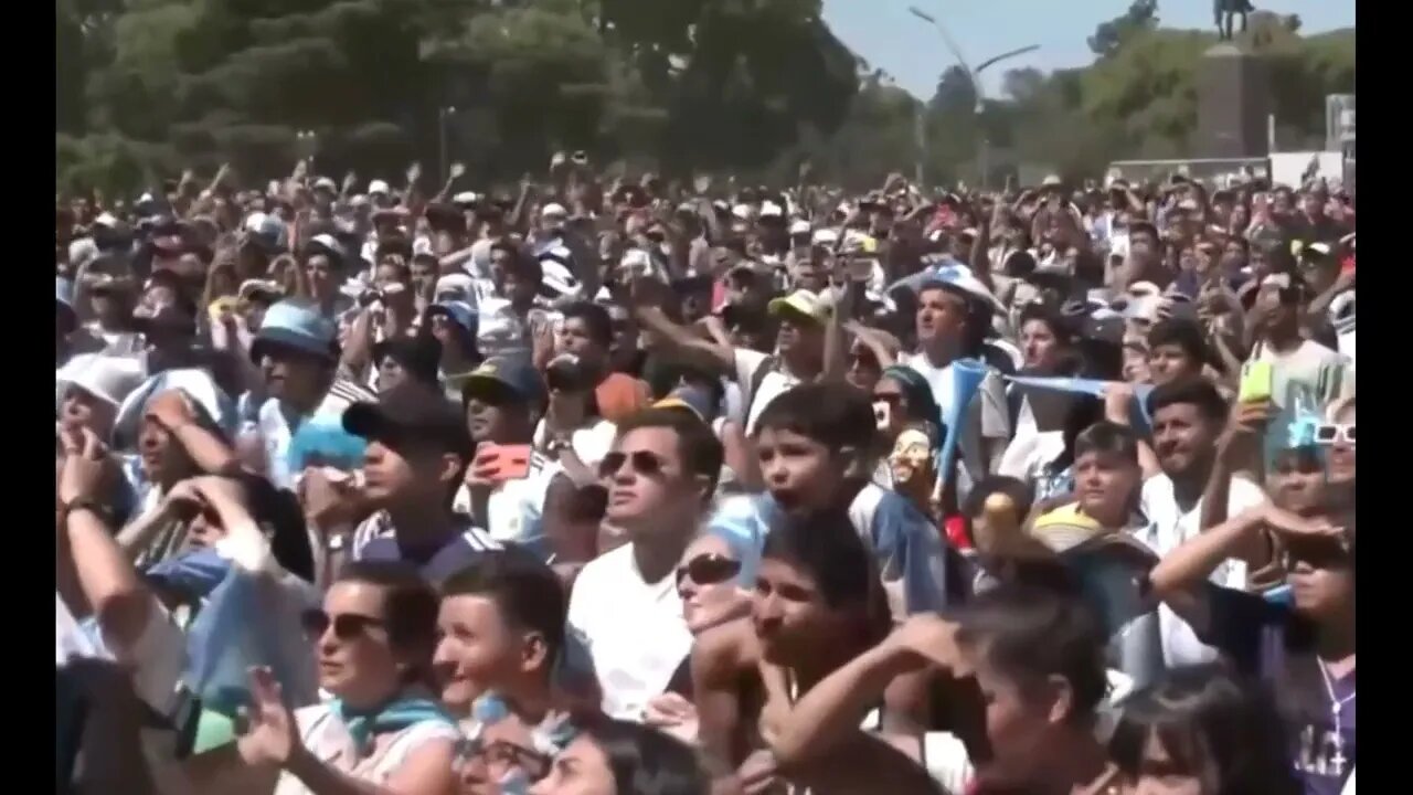 Argentina's winning goal in the 2022 World Cup final, Buenos Aires celebrates Argentina's victory