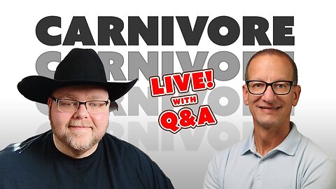 LIVE: With Adam @CarnivoreToday