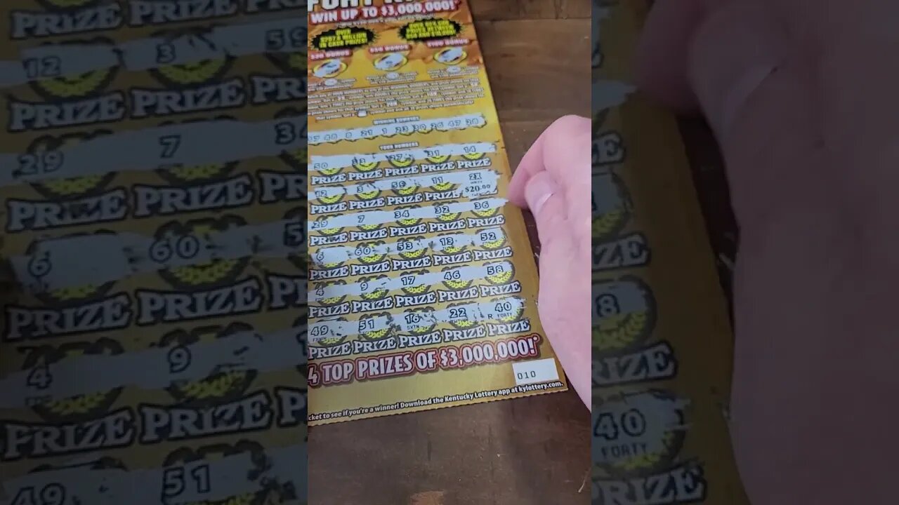 2X Lottery Ticket Win #shorts #lottery