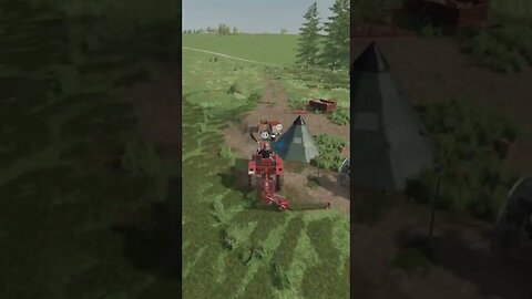 Mowing The Grass FS22 #shorts