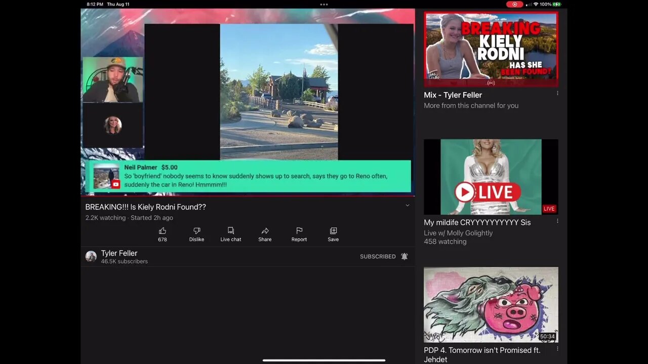 KIELY RODNI still missing Tyler Feller Fake news