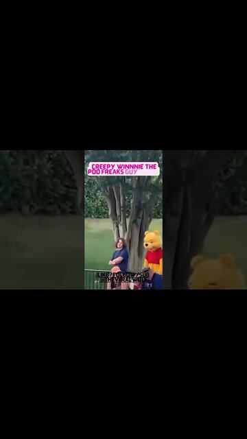 👀Creepy winnnie the poo freaks guy out? 👀😂😂