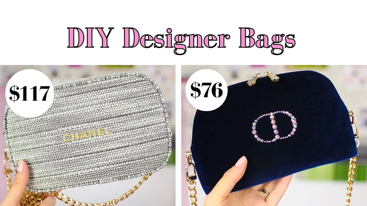 DIY Designer Bags on a Budget 👛 Chanel & Christian Dior Purse Hack