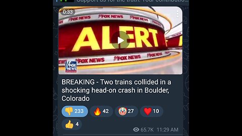 News Shorts: Two Trains Collide in Colorado