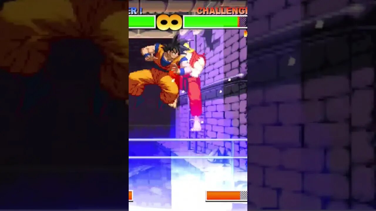 Marvel vs Capcom vs Dragon Ball FighterZ - Goku vs Ken