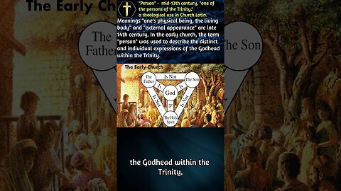 A Short History of the Meaning of "Person" in the Trinity #shorts