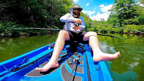 Keeping it SUPER SIMPLE Kayak Creek Fishing