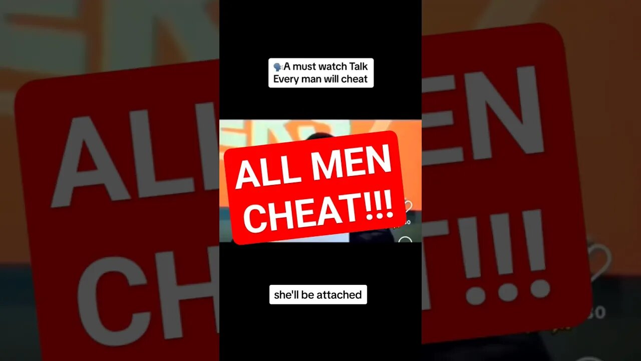 ALL MEN ARE CHEATERS #shorts #podcast #dating